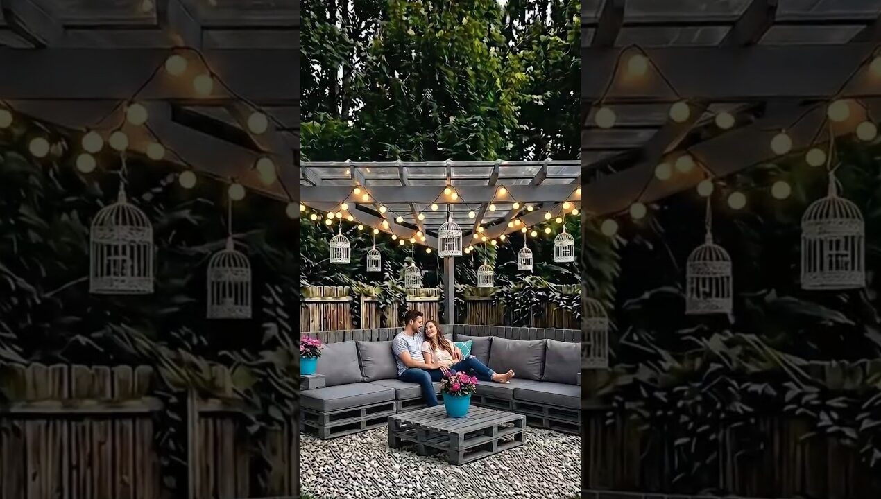 This Plain Pergola Turned Into a Dream Backyard. #construction #build