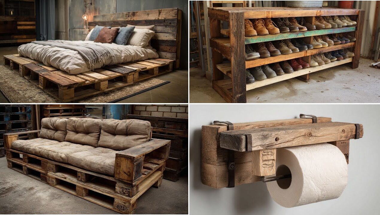 100 Wooden Pallet Furniture & Decoration Ideas | DIY Pallet Projects for Home & Garden