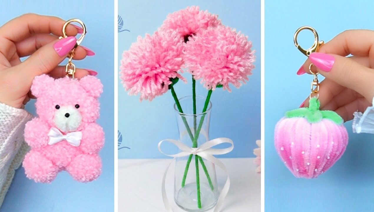3 DIY Cute Craft Ideas! 🧸🍓🌸 Easy and Quick to Make! Adorable Gifts and Home Decor
