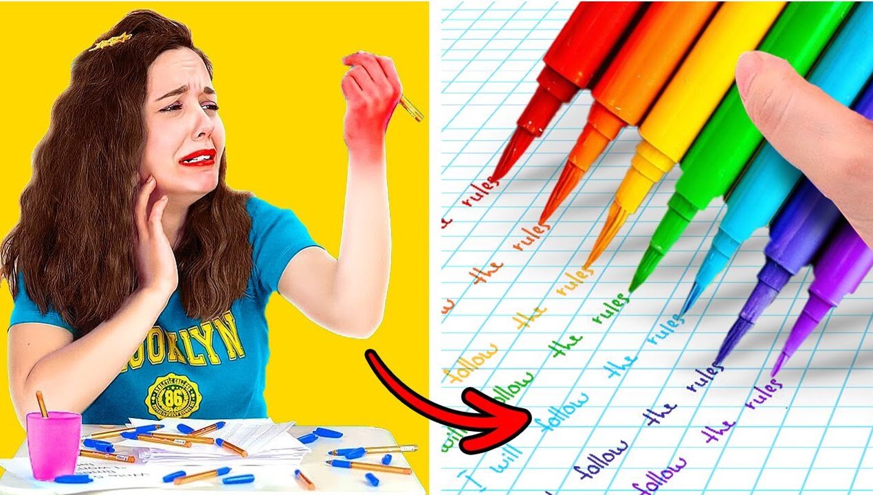 STRESS-FREE SCHOOL HACKS 🤓📚 DIY Supplies & Smart Gadgets For School by 123 GO! Galaxy