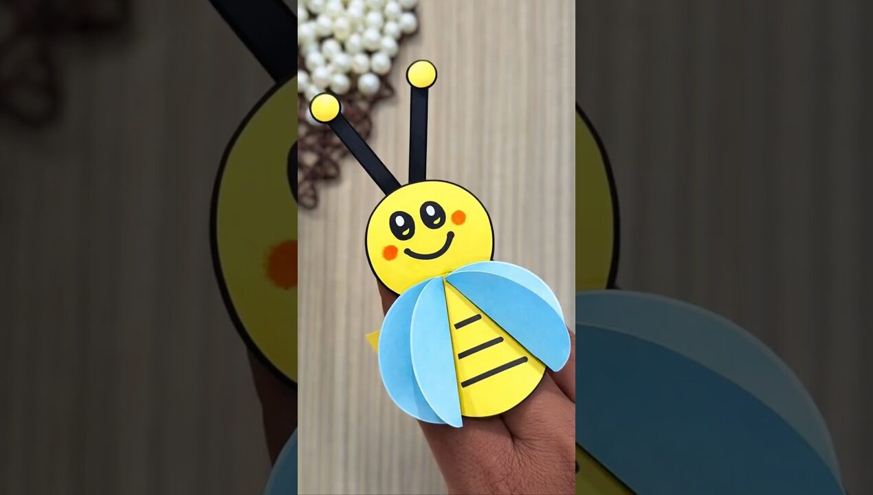 cute craft idea for kids/easy paper craft #craft #papercraft #cartoon #kids #shorts #viral #ytshorts