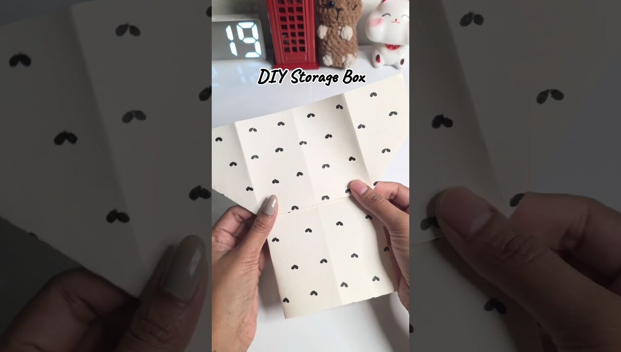 Try this! DIY Storage box 📦 #shorts #diy #craft