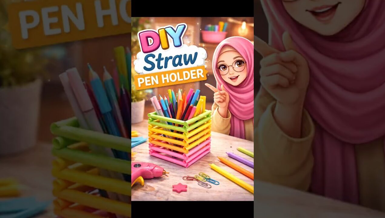 DIY Pen Holder ✏️ | Easy Paper Craft ✨