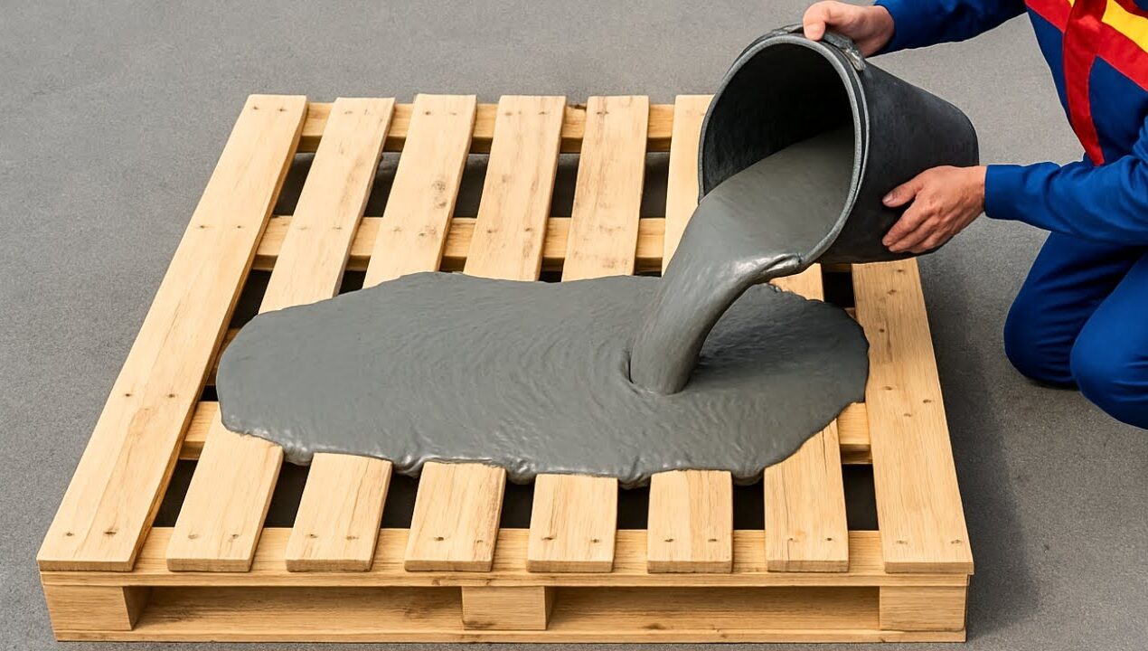 Amazing Creations From Cement and Wooden Pallets. DIY Garden Decorations from Recycled