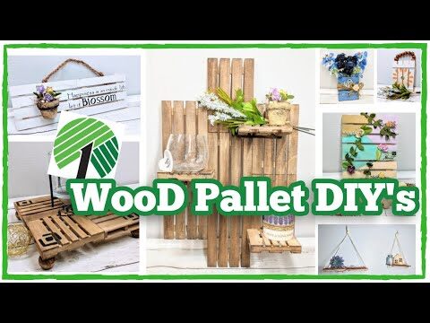 Dollar Tree DIY Projects [7 CREATIVE WAYS TO USE MINI PALLETS]