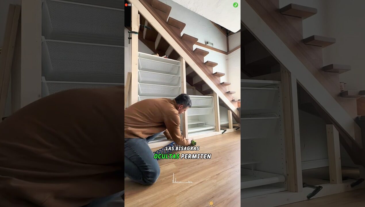 Under-Stair Storage Solutions #youtube #foryou #diy #didyouknow #home