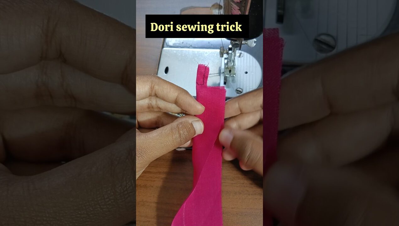 kurti dori knot sewing tips #shorts #sewing #kurti #dori #tips #tricks #diy #blouse #stitch #silai