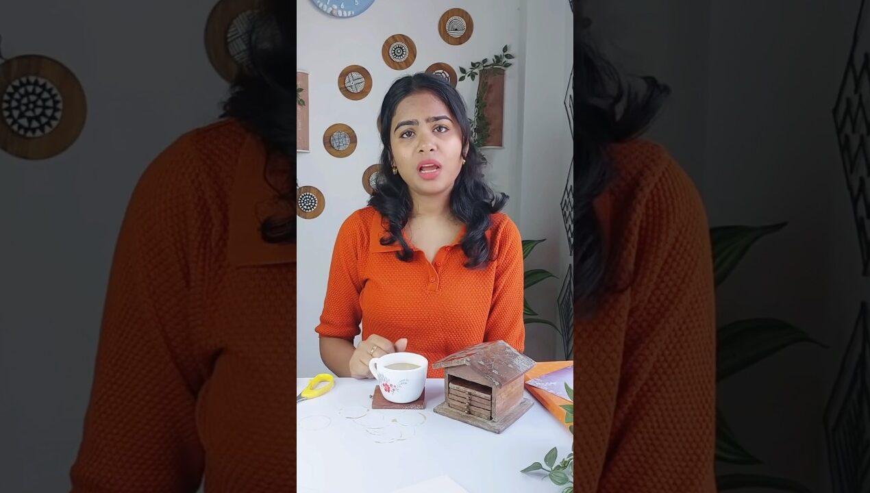 Wow tea coasters 😱 #shortsfeed #diy #craft #trending #shortvideo #shorts #teacoaster #diycrafts