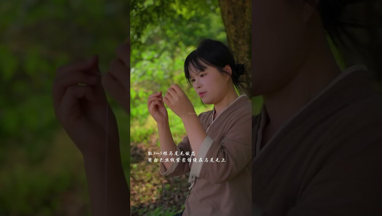 From Horse Hair to Masterpiece 😳 #oddlysatisfying #diy #craft