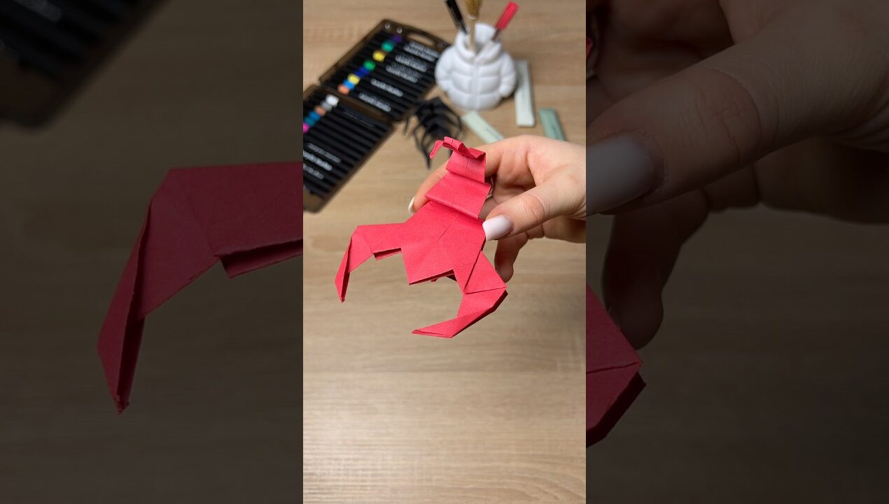 DIY Paper Scorpion That Stings 🦂