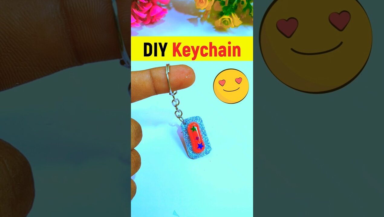 DIY Homemade Keychain🥰😘How to Make Keychain at Home 🤩Diy Gift Keychain|Best Out of Waste Ideas#diy