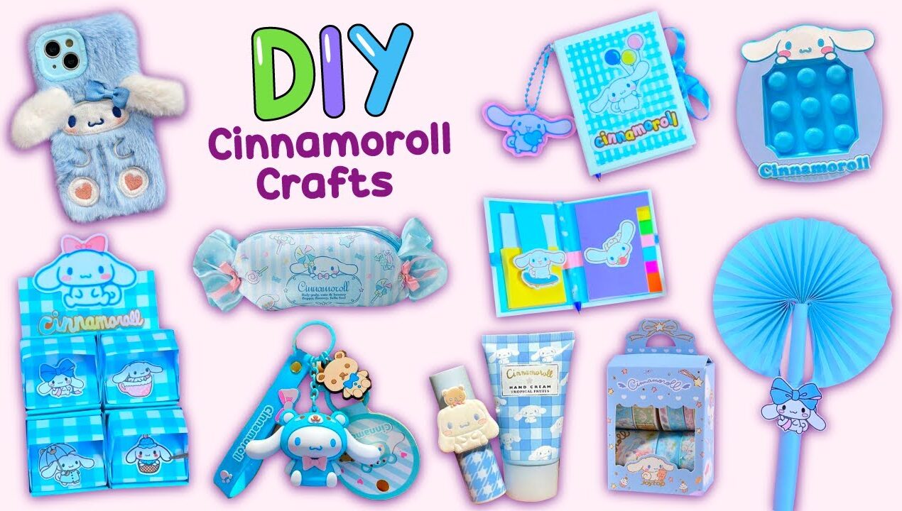 DIY Cinnamoroll Crafts – Handmade Cinnamoroll Stationery
