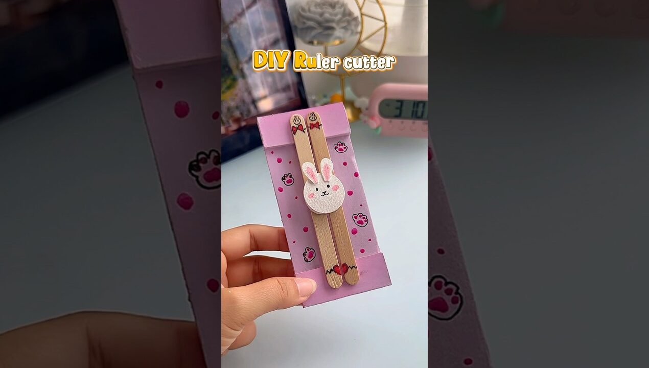 DIY  ruler cutter 🙄✨#shorts #art #diy #craft #youtubeshorts