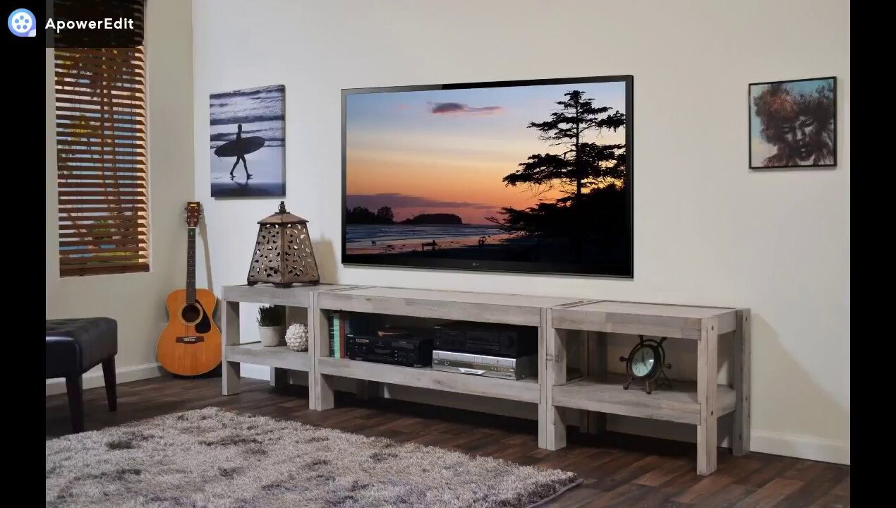 Making A TV Stand Pallets ..pallet diy ideas