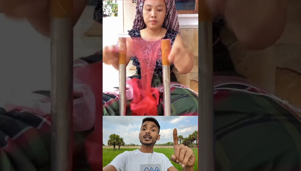 100 Taka Sponge for 10 Taka? 😳 | DIY Plastic Net Hack!