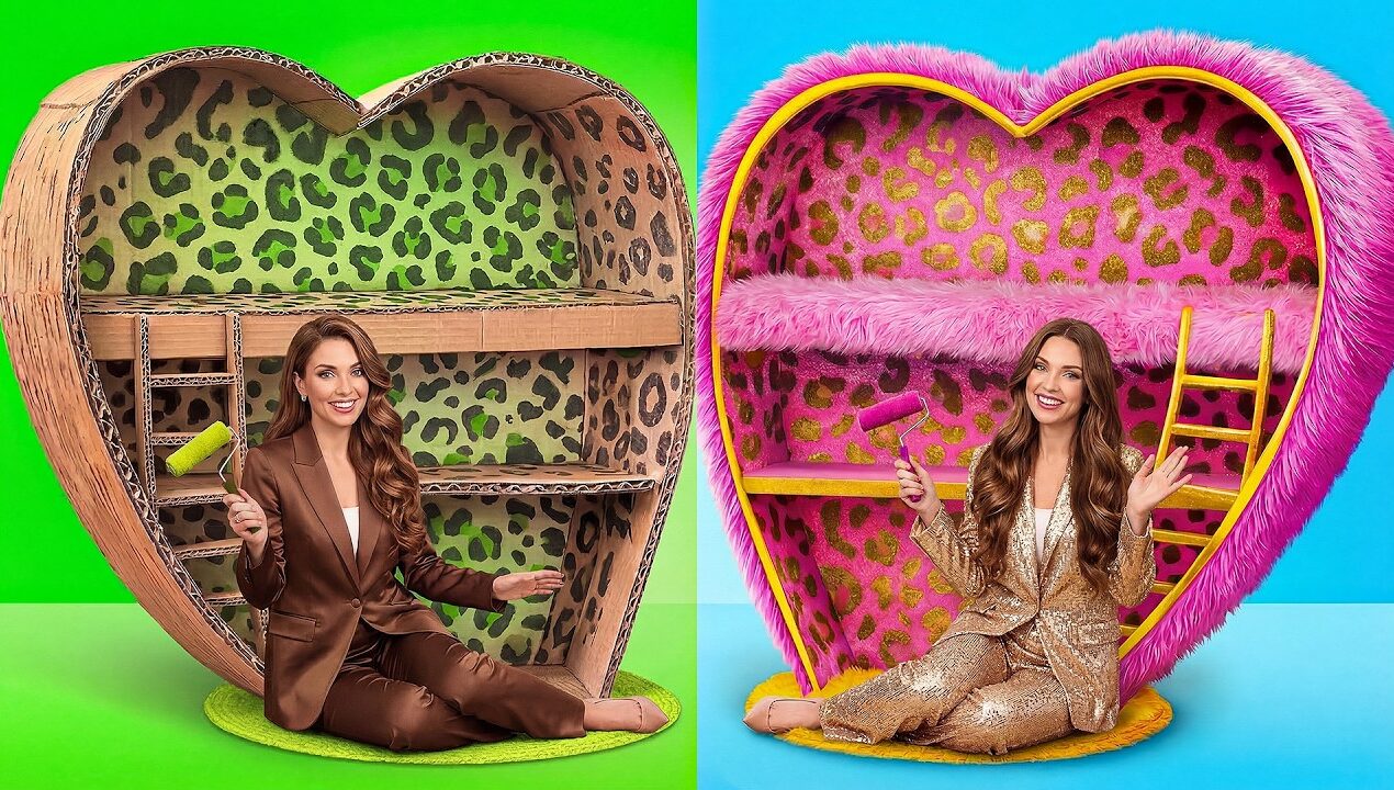 Siblings Bunkbed Battle! 🛏️✨Genius DIY Ideas & Hacks