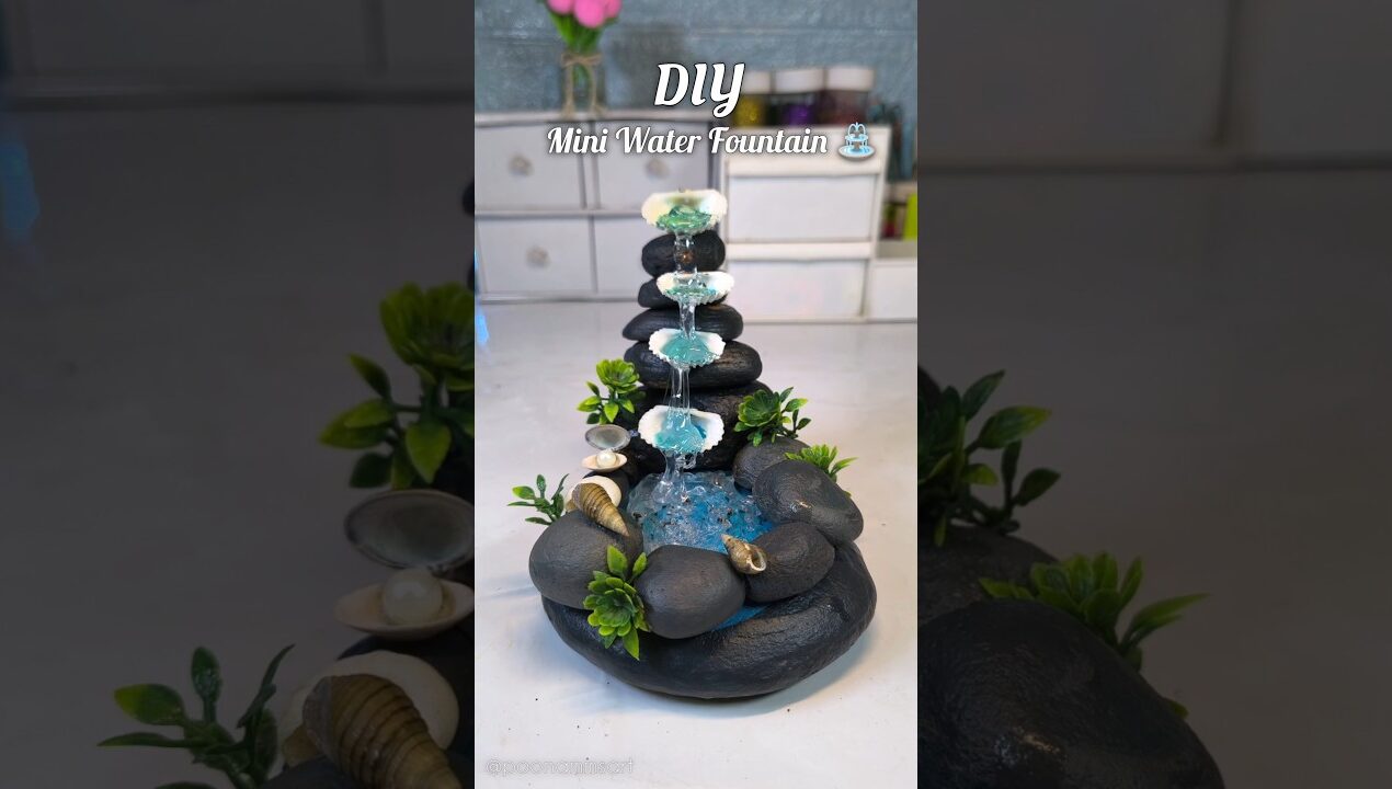 DIY mini water ⛲ fountain