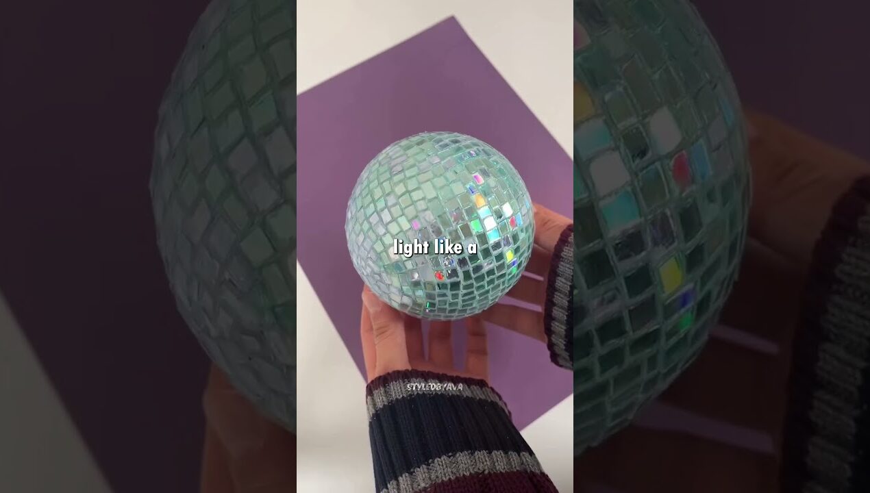 DIY Disco Ball Room Decor ✨ Turn an Old CD into Aesthetic Decor