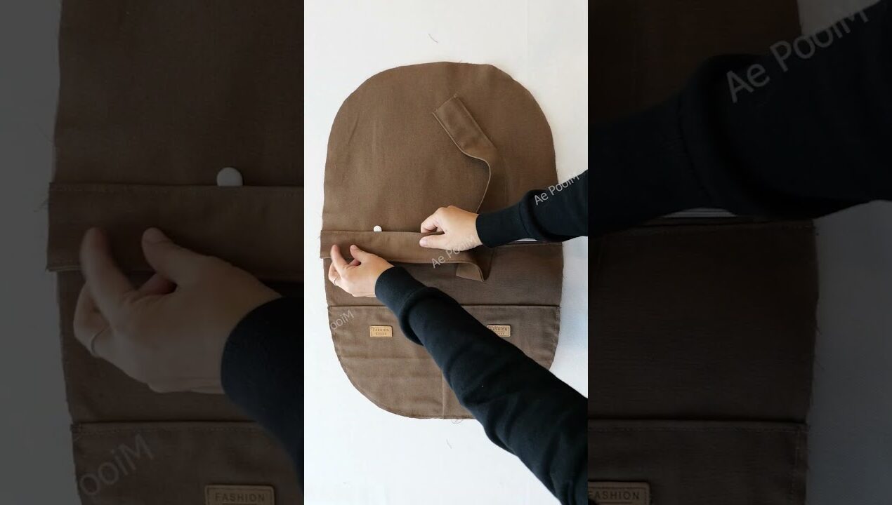 🌸DIY Zipper Hobo Bag With Pockets  👜 #bag #sewing   #sewingprojects