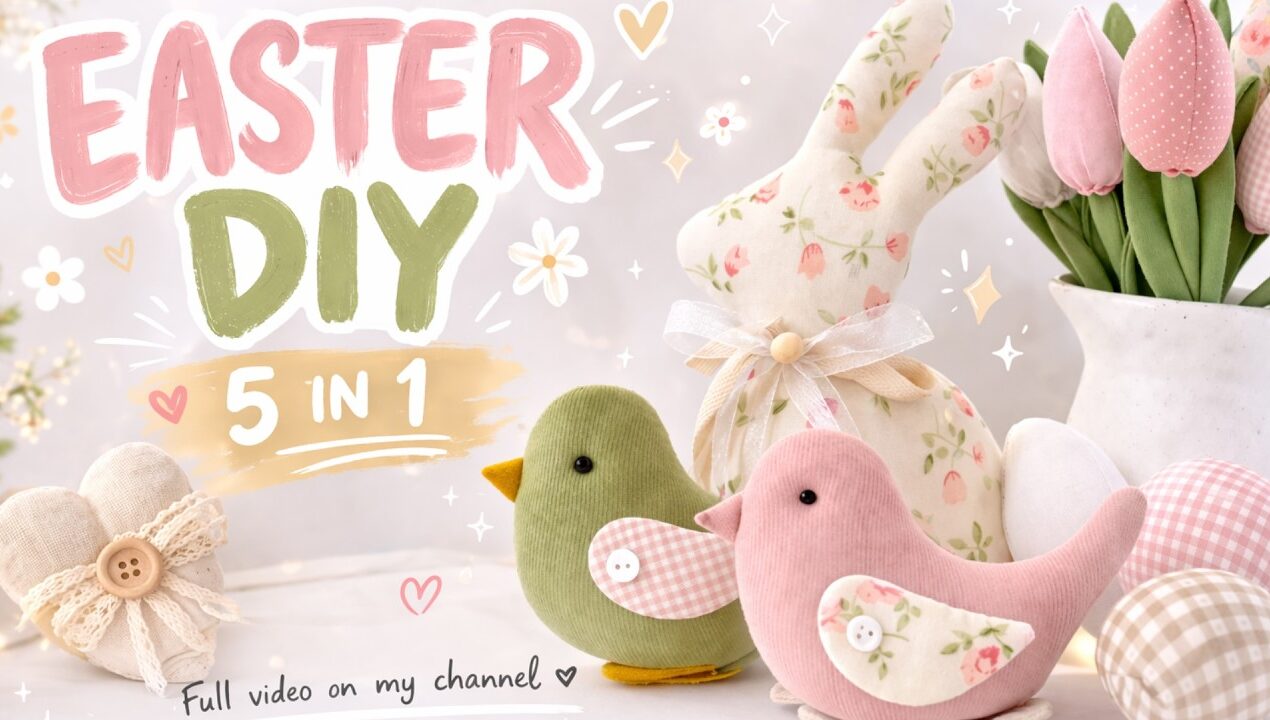 5 Easter DIY Ideas 🐰 Easy Sewing Projects That SELL (Free Tutorial)