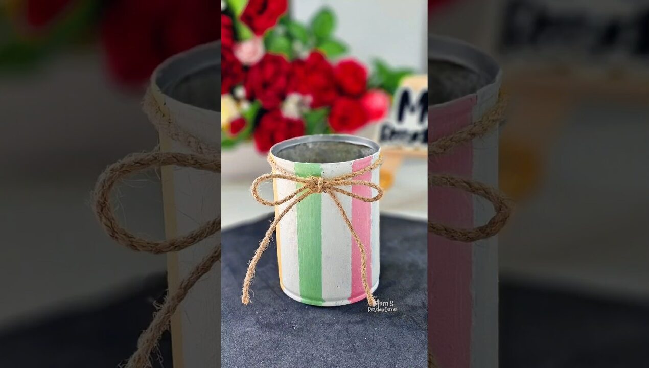 Don’t Throw This Can! 😱 2 Cute DIY Ideas#diy #shortvideo