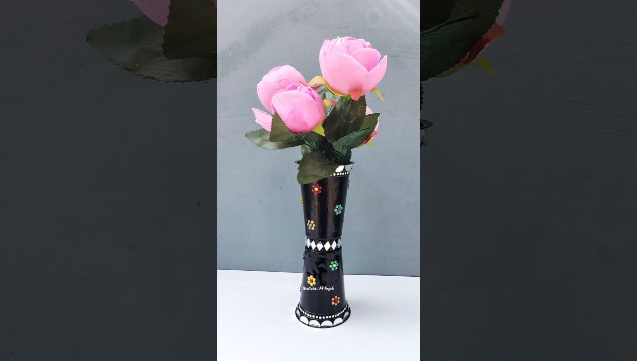 DIY Plastic Glass Reuse Ideas #shorts #trending #craft #youtubeshorts #viral #diy