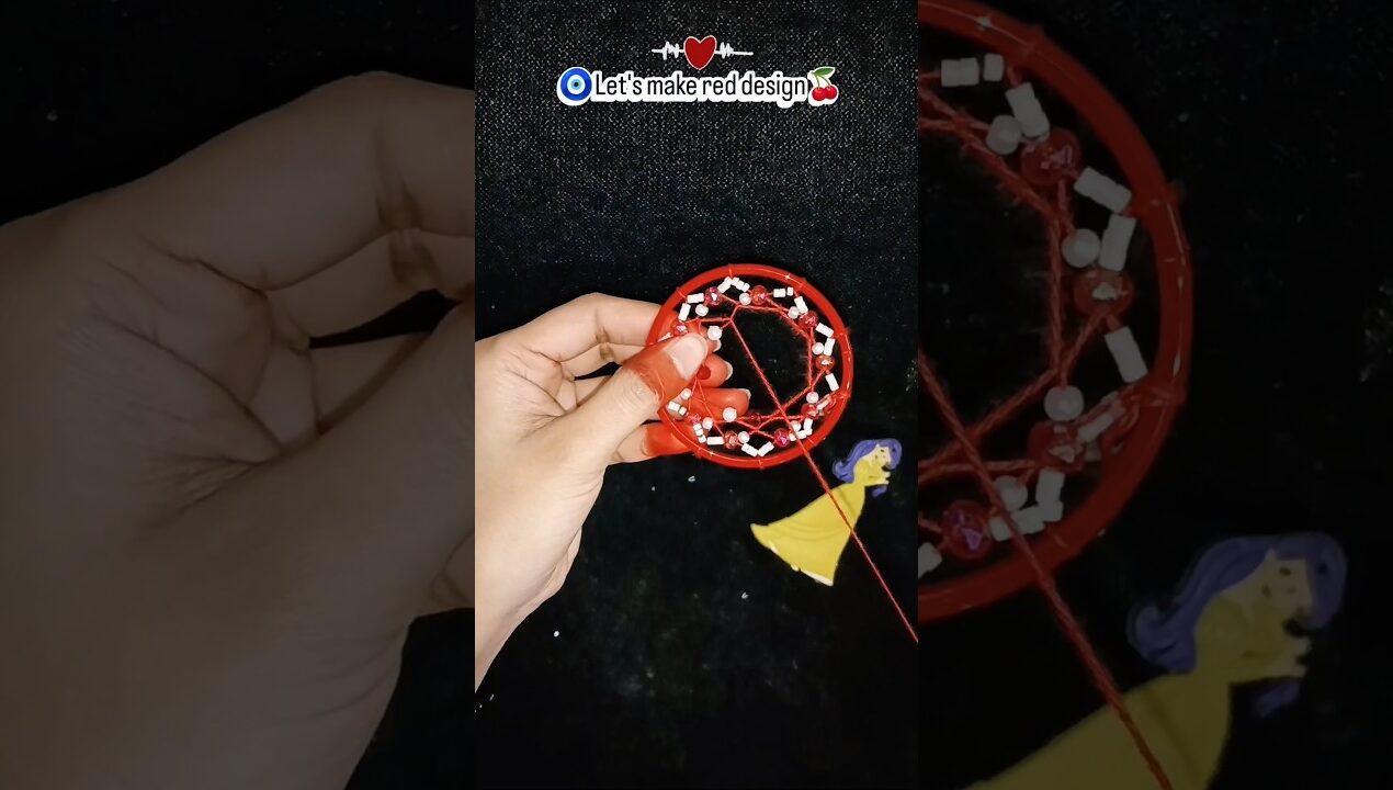 Ring charm tutorial🍒🧿#shorts #youtubeshorts #dreamcatcher #reels #india #ideas #diy