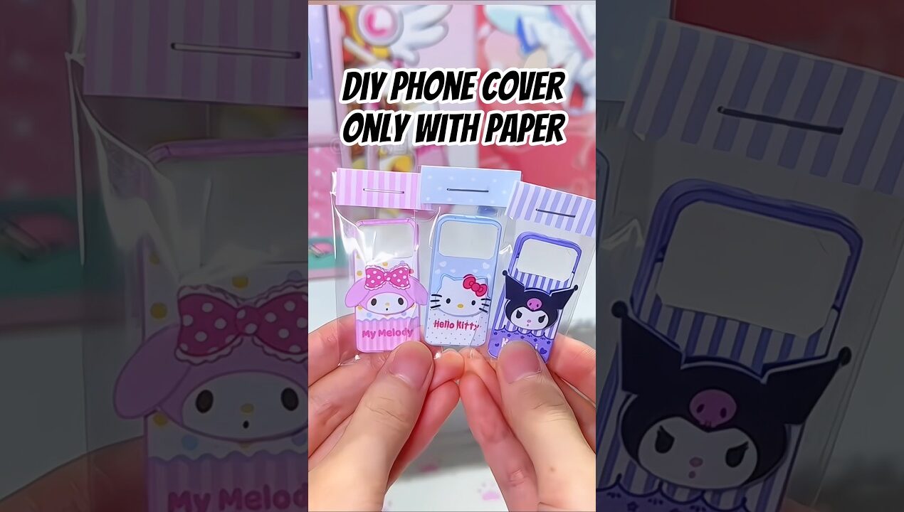 Diy I phone cover in Just ₹5 | Viral Paper Craft #diy #craft #papercraft #handmade #origami