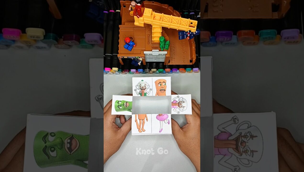 😍 DIY Emoji Cube Surprise 🎨 Cute & Easy Paper Craft #shorts #diy #craft