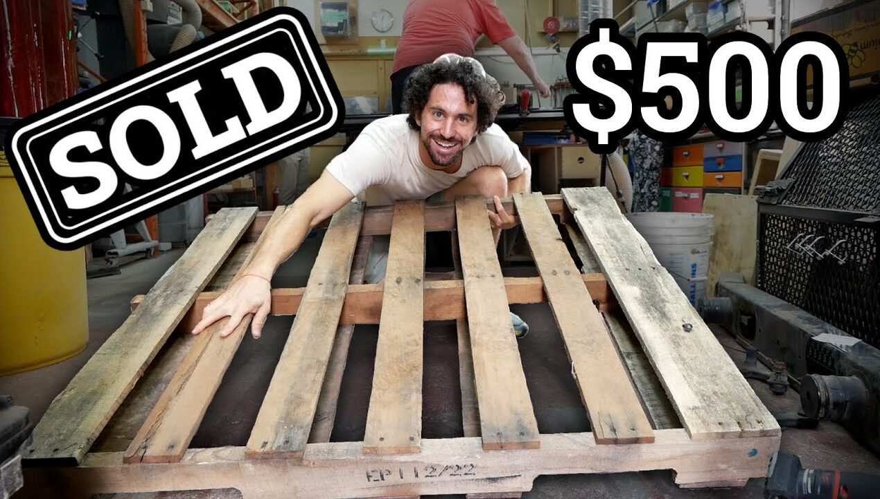 Turning a Free Pallet into a $500 Chessboard