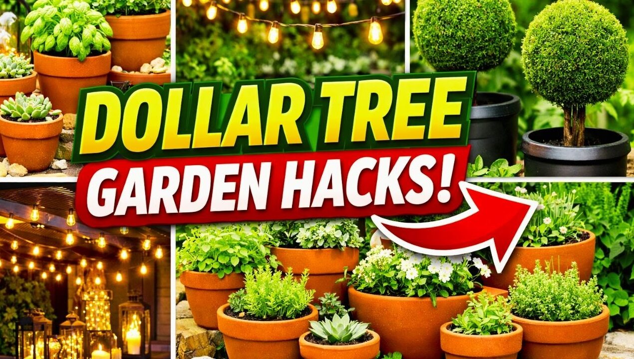 ✨ I Transformed My Garden with Cheap Summer Dollar Tree DIYs That Look EXPENSIVE – Will SHOCK You! 💰