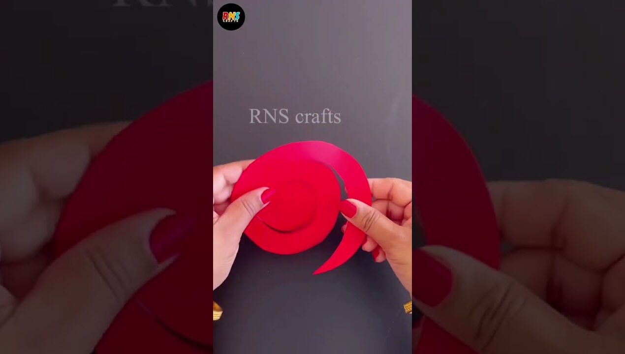 Quick and easy paper Rose Flower / #shorts