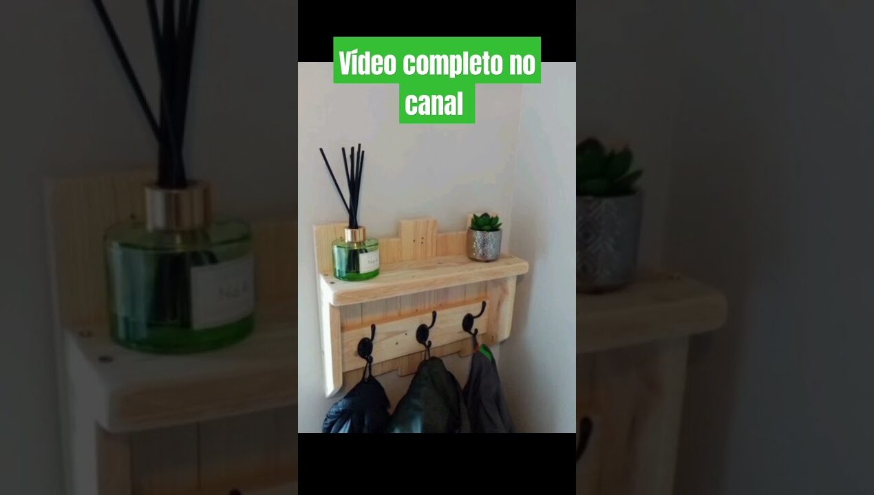 Veja essas ideias incríveis de objetos decorativos de madeira! #decoraçãorustica #pallets #wood