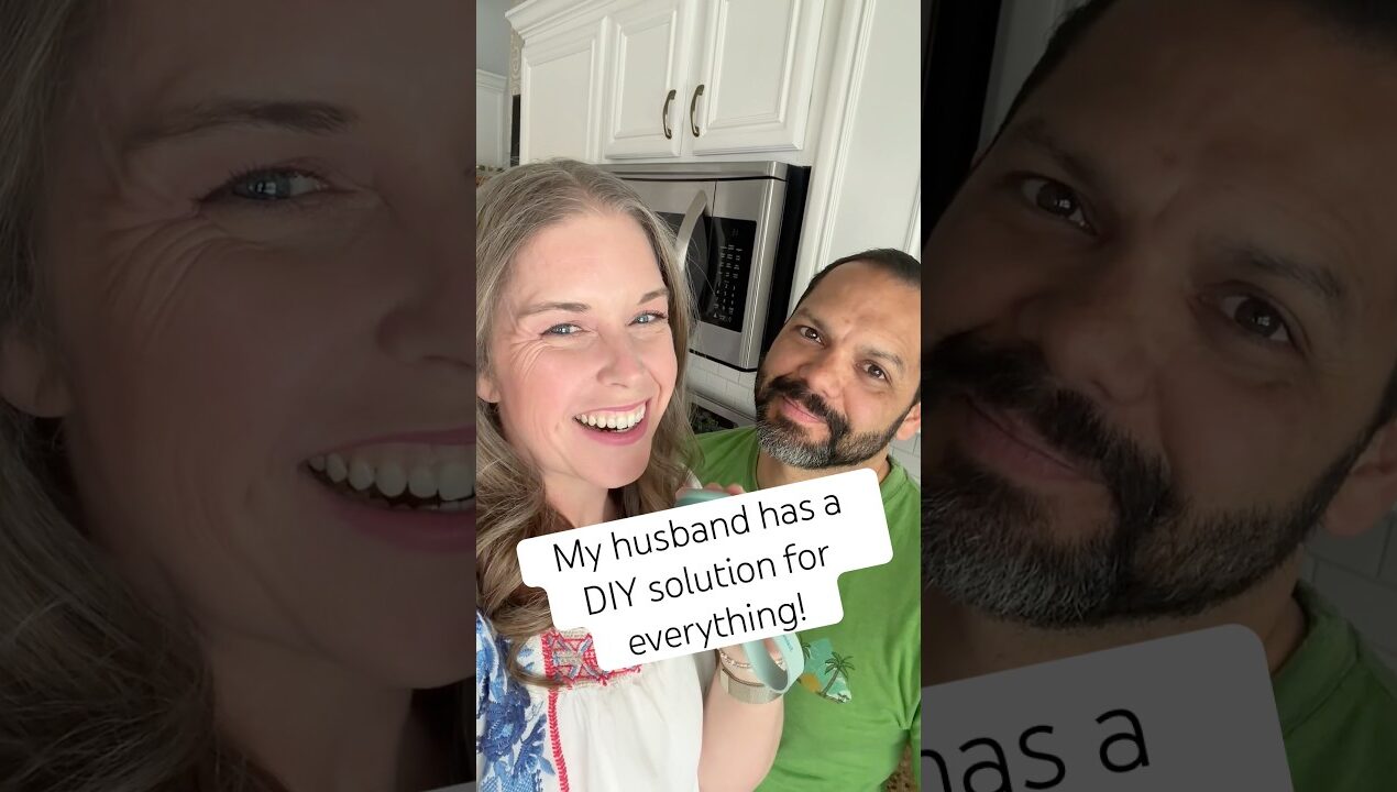 My husband has a DIY solution for everything! #diy #howto #tutorial #couple #creative #ideas
