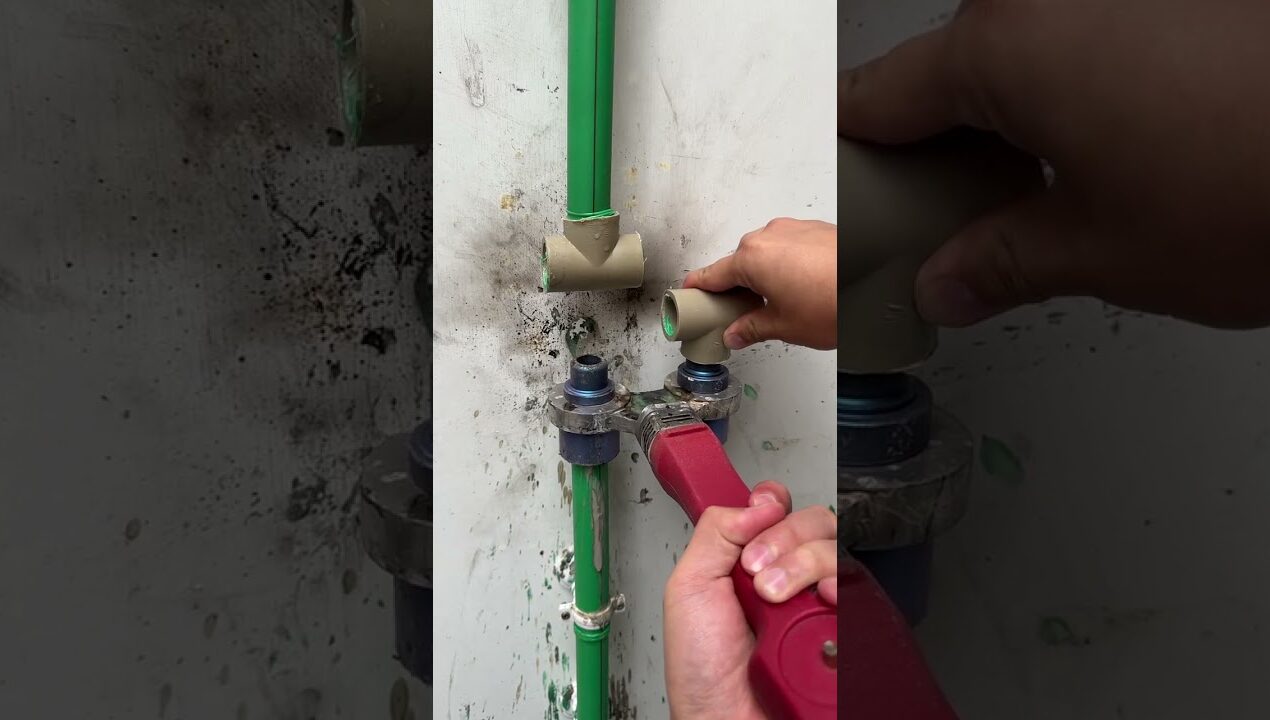 How to Fix PVC Pipe Leakage with Simple Trick | DIY Plumbing Hack #ideas #shorts #pipe