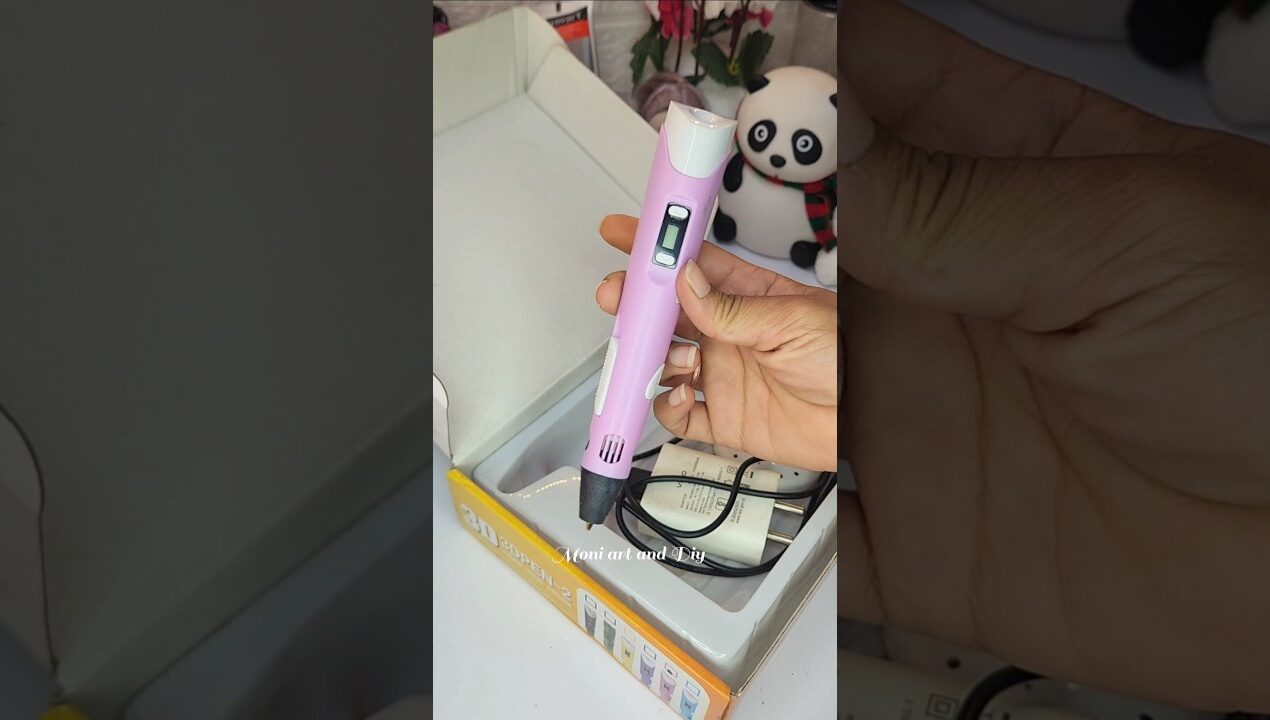 3D pen ne bacha liya 🤣😱#moniartanddiy #diy #craft #art #3d #shorts #ytshorts #3dpen
