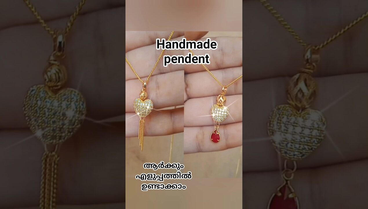 ഭംഗിയുള്ള diamond pendent വീട്ടിലുണ്ടാക്കാം#tutorial for beginners#diy#trendingl@sabnasarts2781