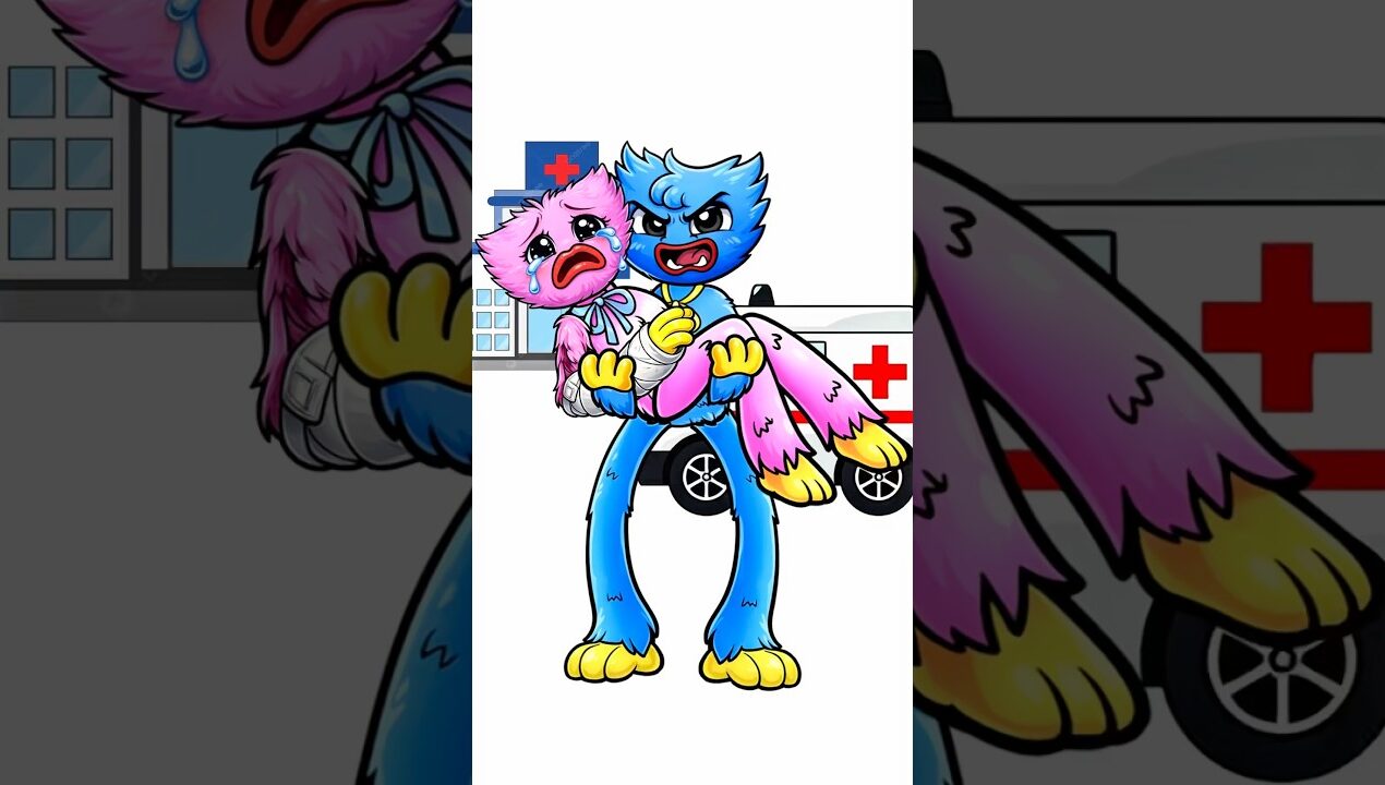 Poopy Playtime 5 – Huggy Wuggy x Kissy Missy Sticker Book DIY #stickerbook #diy #poopyplaytime