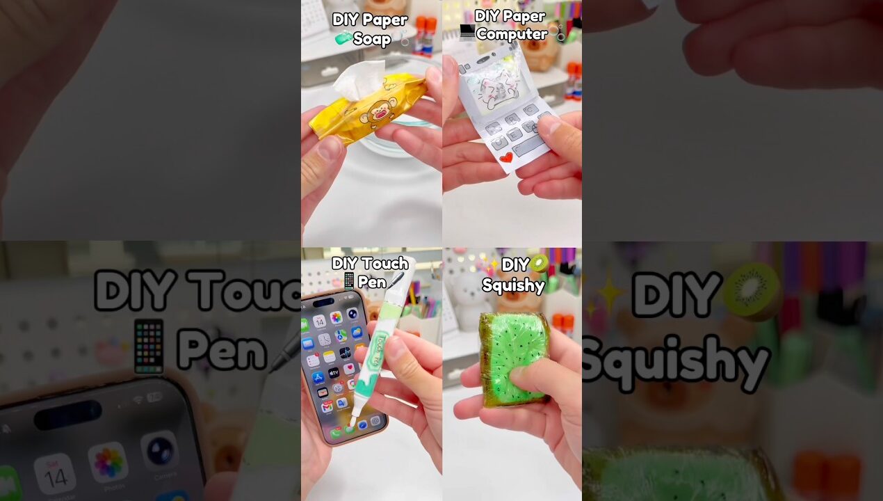 😮Cute Easy Paper Crafts🫧!? #diycrafts #cutecrafts #papercrafts #diy #crafts