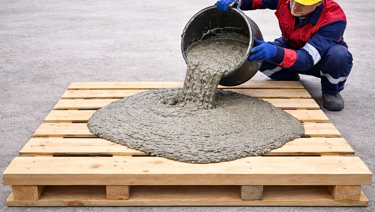 Unique Creations from Cement and Wooden Pallets. DIY Garden Bar from Recycled