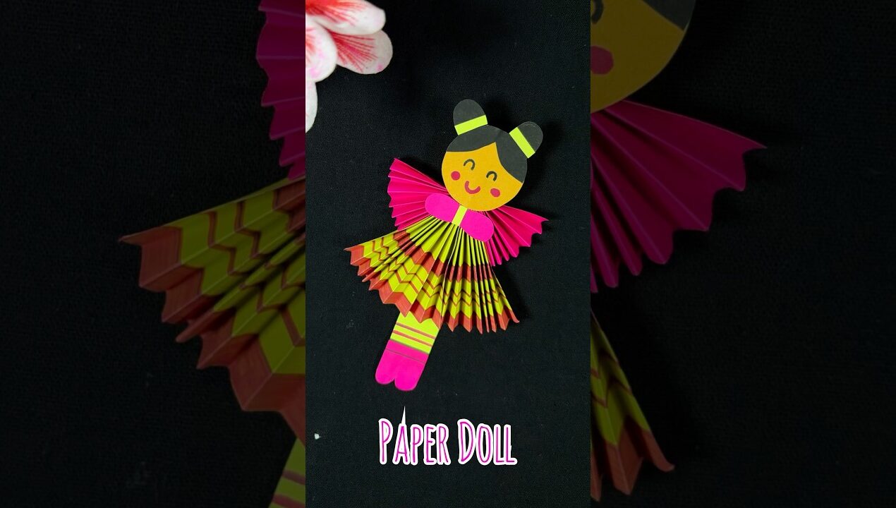 DIY Paper Doll | Paper Doll Craft Easy #shorts #doll #paperdoll #diy #art