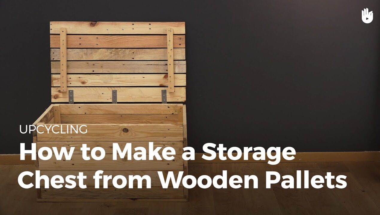 Make a Storage Trunk from Wooden Pallets | Upcycling