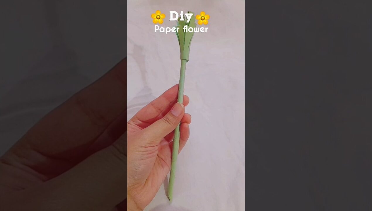 Diy paper flower 🌼 #shorts #craft #papercraft #handmade #diy #ideas #subscribe @JCrafts-diy