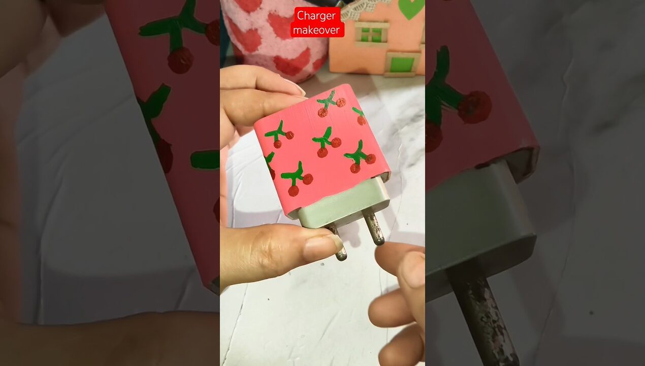 diy making charger makeover ideas #viral #art #diy #craft #shortsfeed #painting