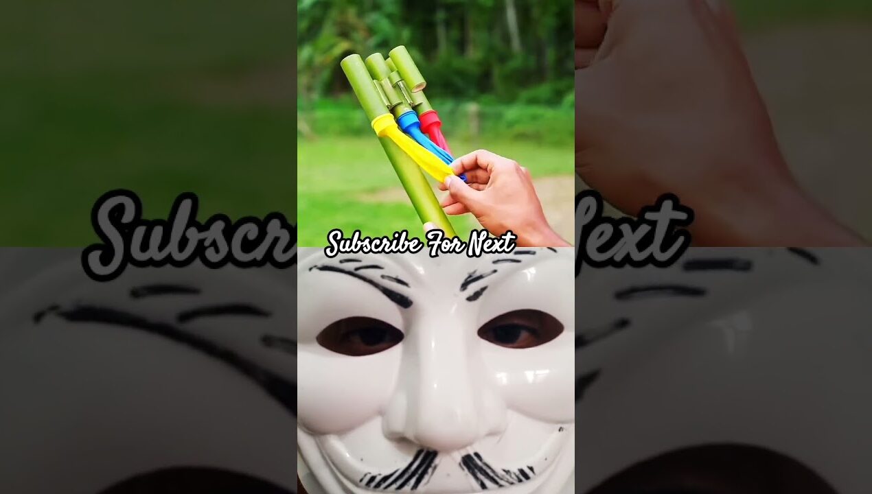#shorts Three Colourful Balloons Creations With Bamboo #diy #ideas #toys #craft.