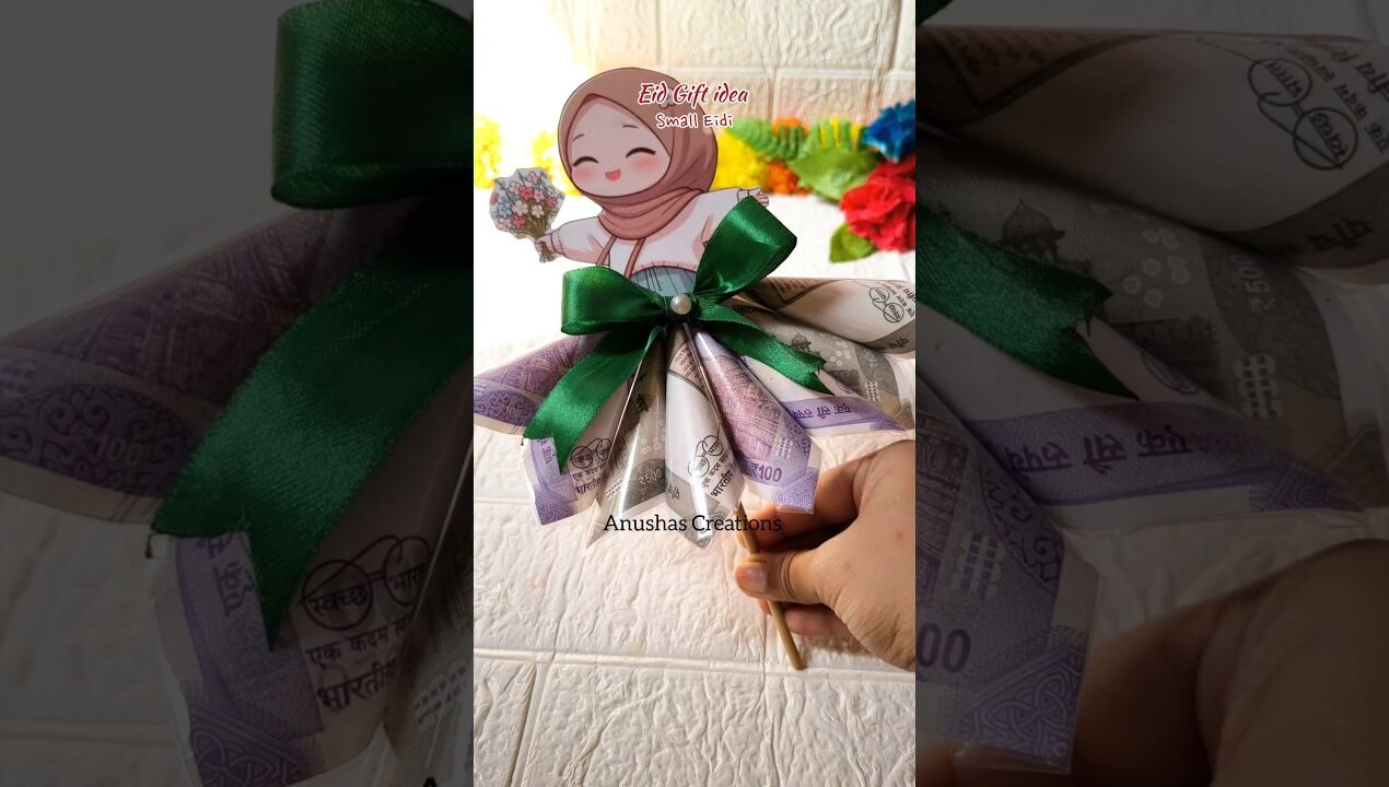 Eid Gift Idea | DIY Cash Hamper for Eid #shorts #viralshort #hype #eidi #giftideas #handmadegift
