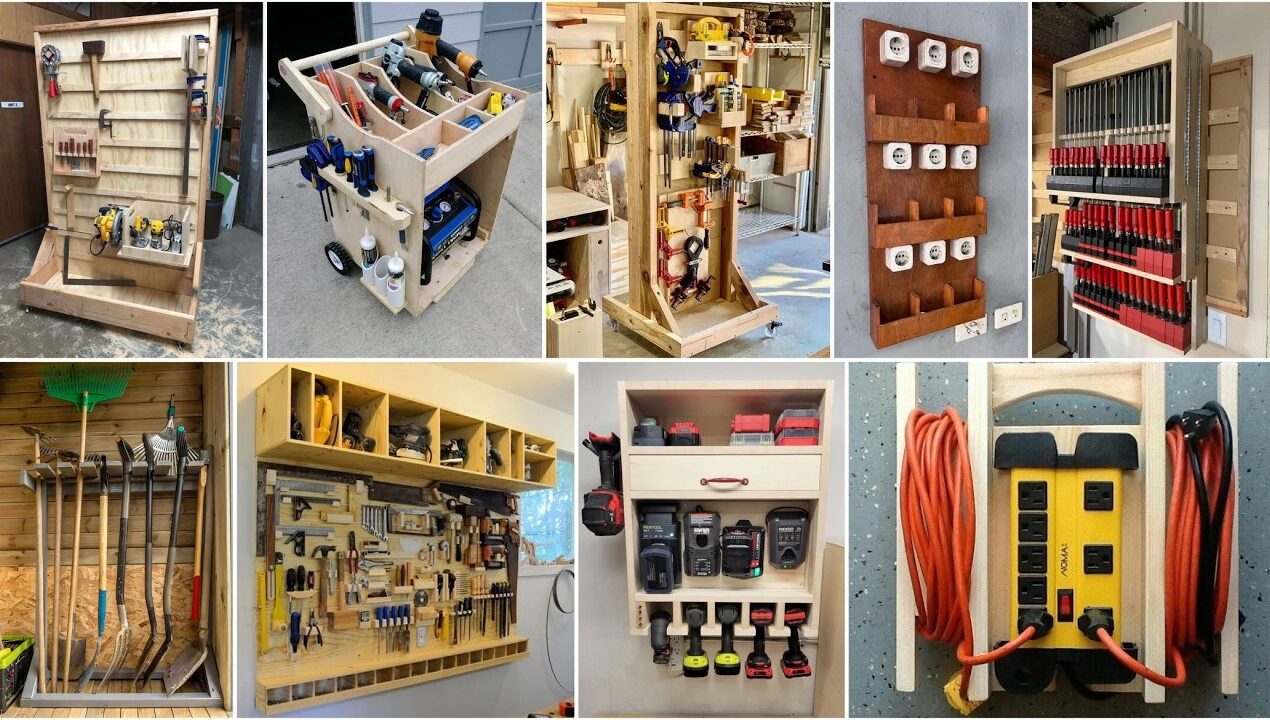 100 Wooden Tool Organizer & Storage Ideas | Smart Garage DIY Solutions 2026