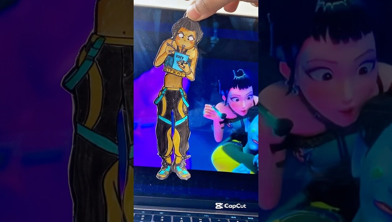 Zoey Paper Swinging Doll 🎀 Easy DIY That Actually Moves!