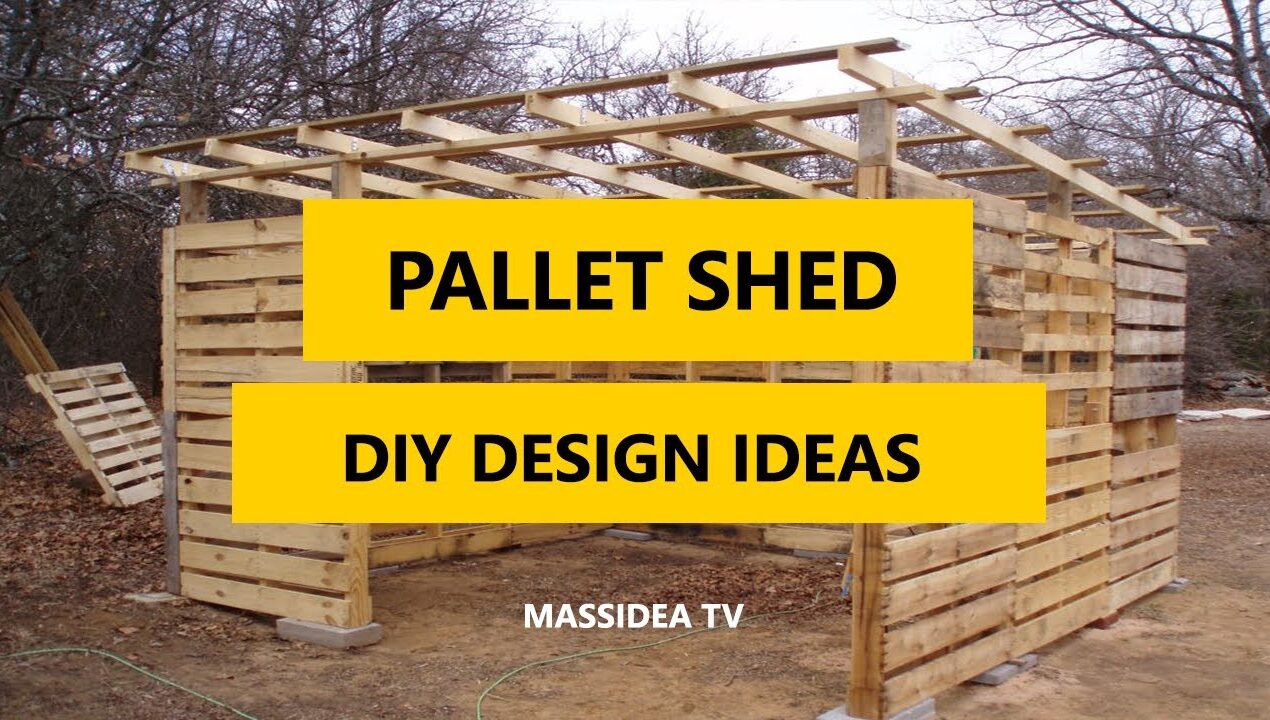45+ Best Pallet Shed DIY Design Ideas 2018