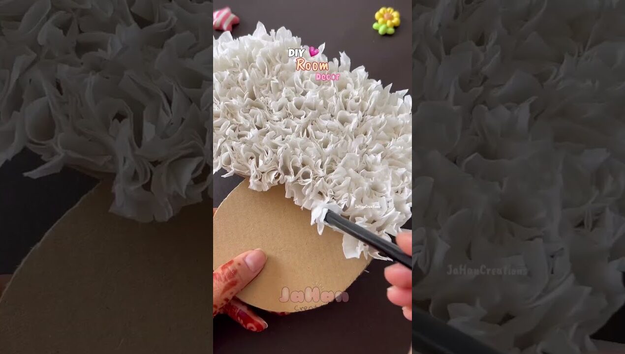 DIY room decor ideas 💖💗 #diy #papercraft #craft #decorideas #shortvideo